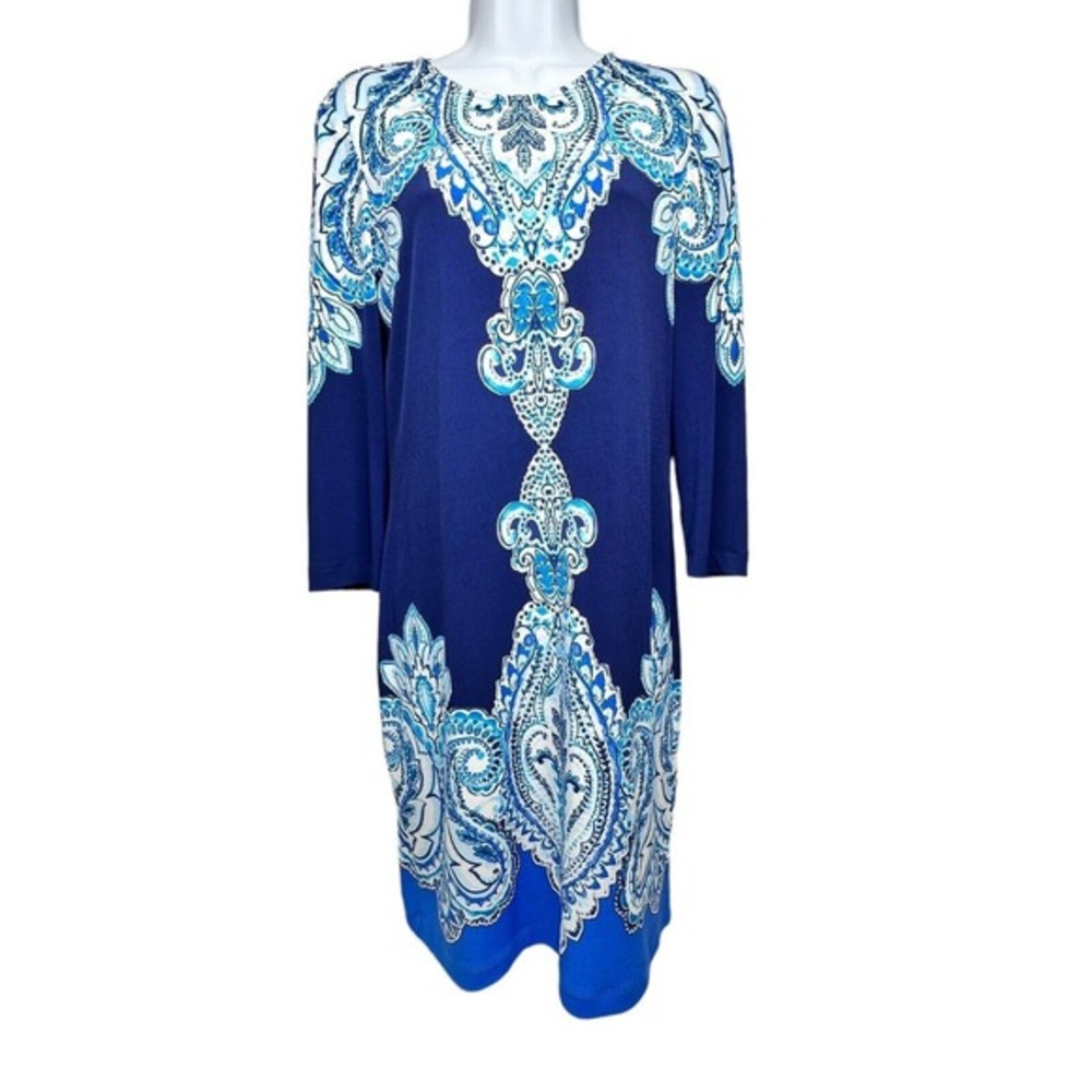 Donna Morgan Dress Size 4 Sheath‎ 3/4 Sleeve